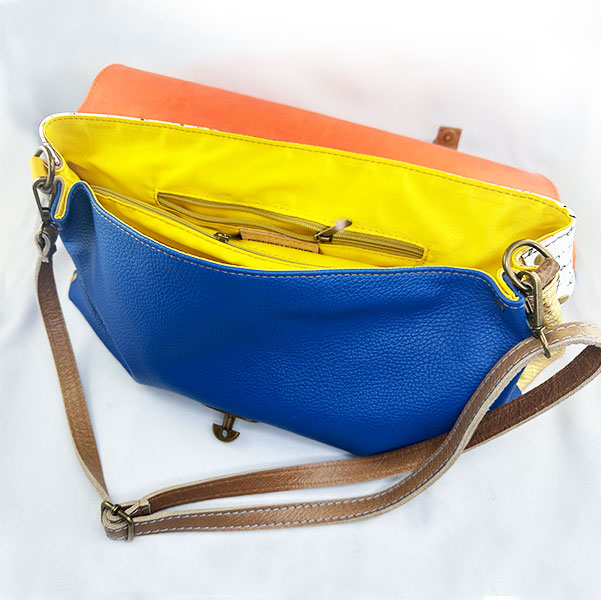 Torebka wielokolorowa w stylu vintage - Image 3