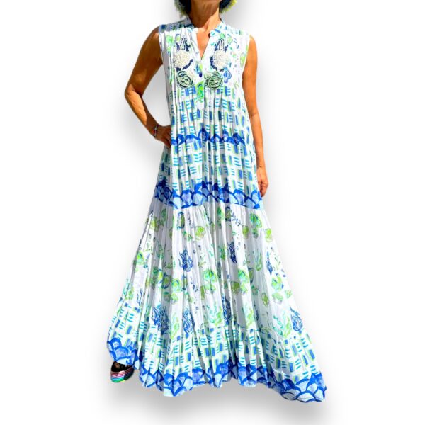 Sukienka boho biała mini