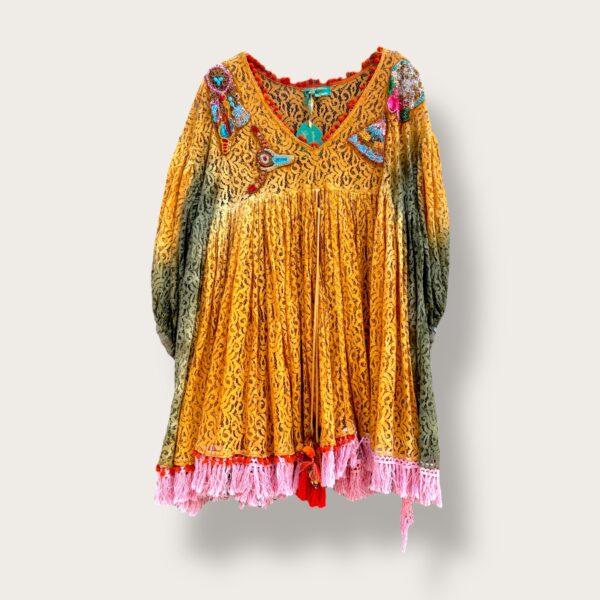 Tunika boho ze zdobieniami