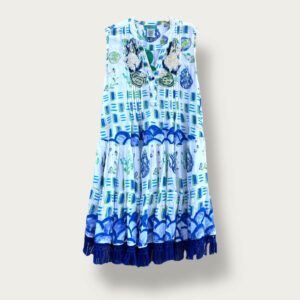 Sukienka wakacyjna boho bez rękawków