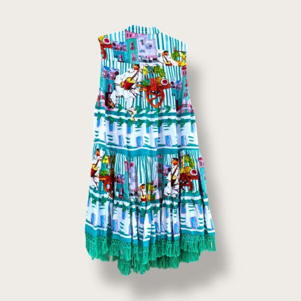 Sukienka boho we włoskim stylu, bez rękawów - Image 2