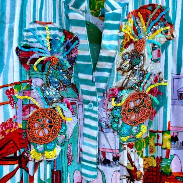Sukienka boho we włoskim stylu, bez rękawów - Image 3