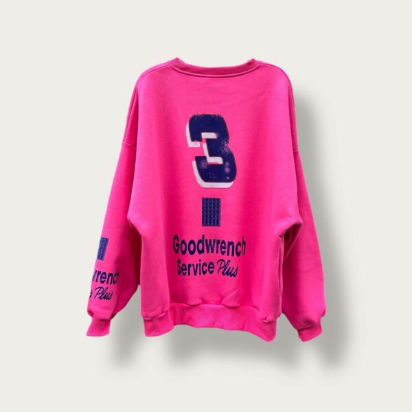 Bluza sportowa różowa z nadrukiem - Image 2