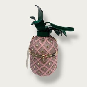 Torebka jasnoróżowa na ramię "Ananas"