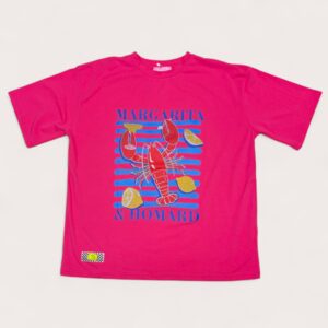 T-shirt różowy "Margarita&Homard"