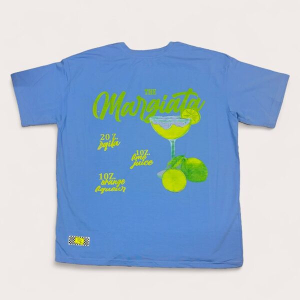T-shirt niebieski "Margarita"