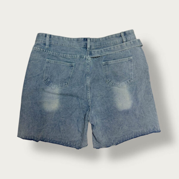 Shorty denimowe z odpinaną saszetką - Image 2