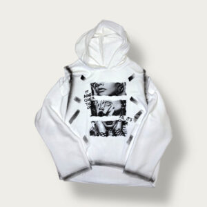 Bluza biała z odkrytymi ramionami