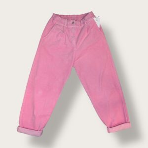 Spodnie sztruksowe różowe
