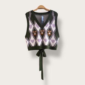 Sweter bez rękawków